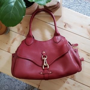 Cole Haan Red Leather Purse Village H06